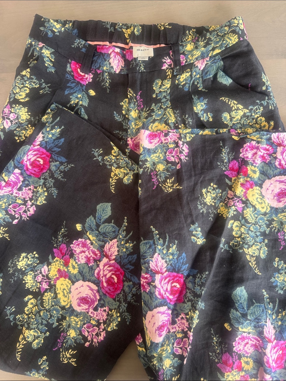 Maeve Avery pleated wide leg - Size M